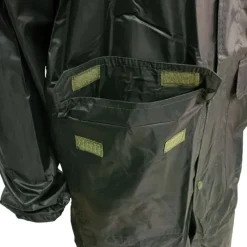 Manteau à capuche coupe vent imperméable polyester kaki S à 3XL*LMA