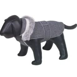 Manteau Grisa gris pour chien – Doudoune chaude et ajustable* Clearance