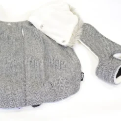 Manteau Grisa gris pour chien – Doudoune chaude et ajustable* Clearance