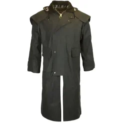 Manteau long Walker and Hawkes Waxstock Vert*Walker & Hawkes Hot