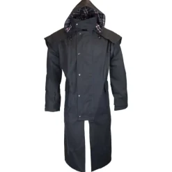 Manteau long Walker and Hawkes Waxstock navy de M à 3XL*Walker & Hawkes Hot