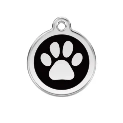 Médaille gravable pour chien - Ø 3 cm - Acier inoxydable*RedDingo Online