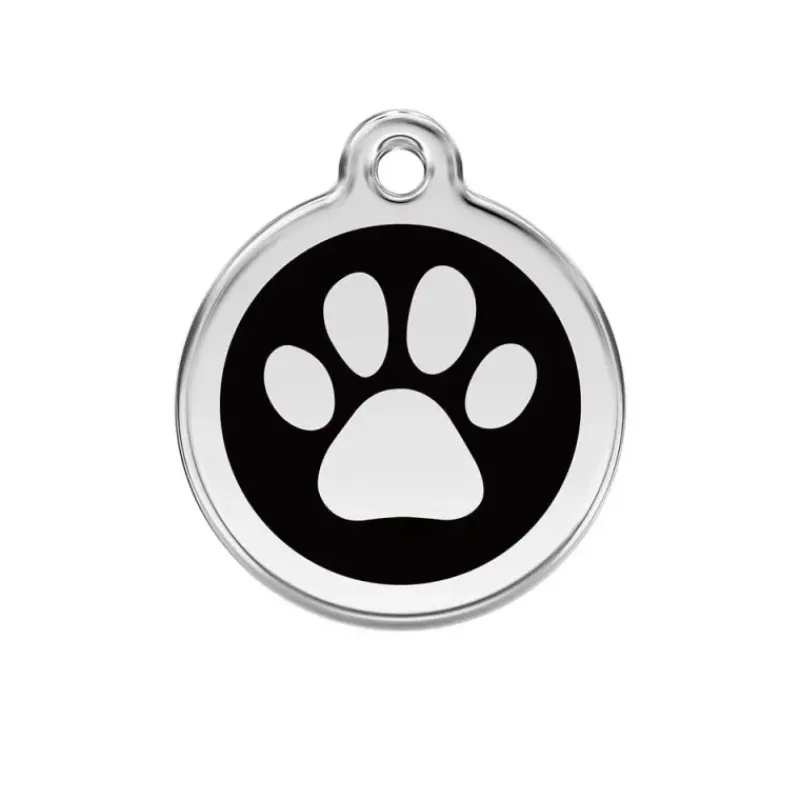 Médaille gravable pour chien - Ø 3 cm - Acier inoxydable*RedDingo Online