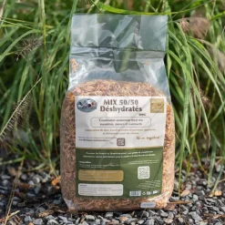 Mix 50/50 Crevettes & Vers de Farine - 800g pour Palmipèdes & Oiseaux*ROMWATERFOWL Outlet