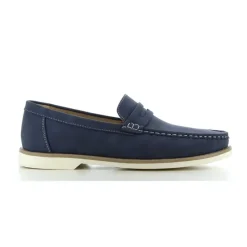 Mocassins Homme en Synthétique Bleu Marine - Tige Basse* Outlet