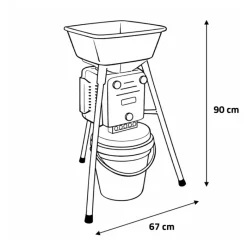 Moulin électrique Davide 4V*Novital