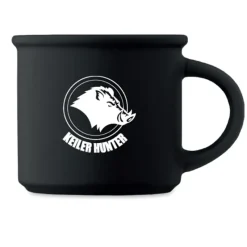 Mug Chasse Céramique Noir 300ml logo 2*Keiler Hunter Sale