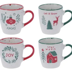Mug Noël 200ml - Set de 4 assortis* Discount