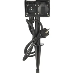 Multiprise avec minuterie ext 1,5m fil noir* Hot