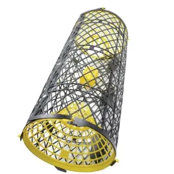 Nasse à écrevisses plastifiée 50 cm Diam 30 cm 2 entrées*