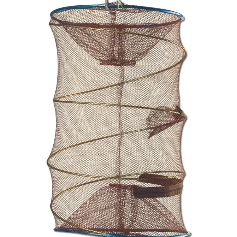 Nasse à poissons ronde pliable maille 9 mm Diamètre 30 cm*