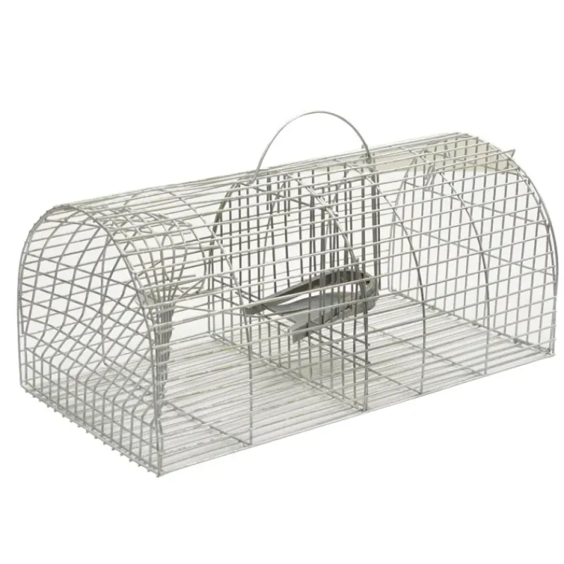 Nasse à rats en acier galvanisé 38 x 23 x 17 cm* Sale