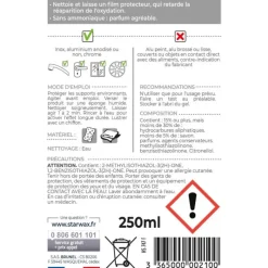Nettoyant spécial alu inox chrome étain 500ml*Starwax Outlet