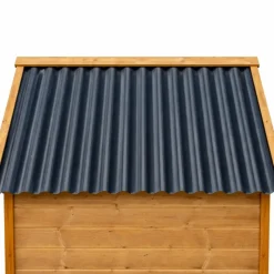Niche en bois chalet pour chien - Taille S - Toit PVC* Sale