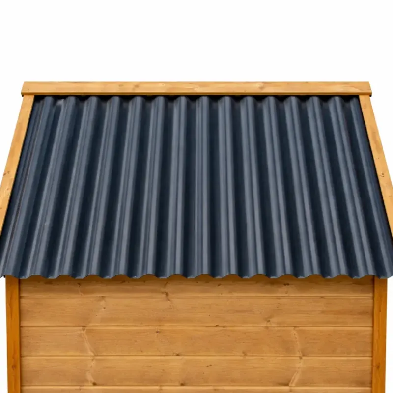 Niche en bois chalet pour chien - Taille XL - Toit PVC* Hot