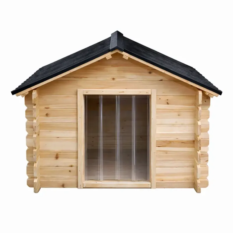 Niche en bois d'épicéa chalet madrier - Taille M - Toit PVC* New