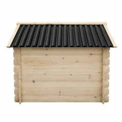 Niche en bois d'épicéa chalet madrier - Taille M - Toit PVC* New