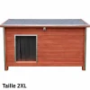 Niche en bois haute isolation Taille 2XL - Épicéa 3 couches avec toit étanche* Online