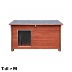Niche en bois haute isolation Taille M - Épicéa 3 couches avec toit étanche*