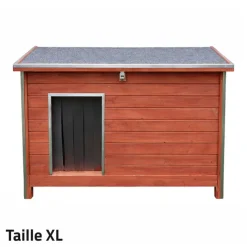 Niche en bois haute isolation Taille XL - Épicéa 3 couches avec toit étanche* Clearance