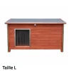 Niche en bois haute isolation Taille L - Épicéa 3 couches avec toit étanche* Online