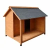 Niche en bois pour chien avec terrasse - Taille M* Hot
