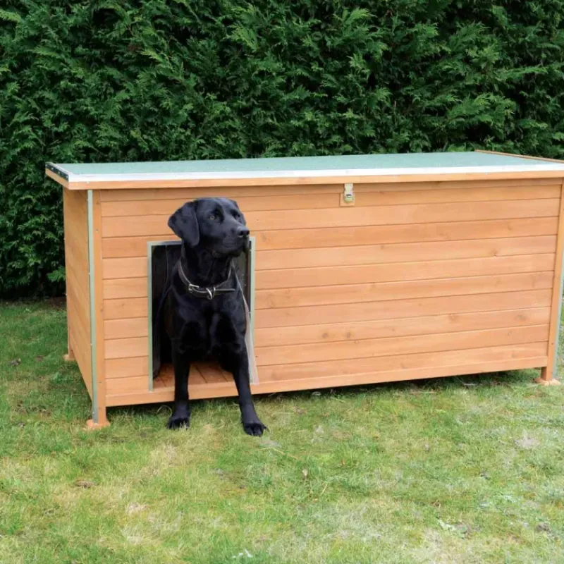 Niche isolée pour chien en bois – Extérieur été/hiver – 160 x 75 x 75 cm* Hot