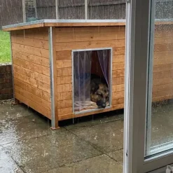 Niche isolée pour chien en bois – Extérieur été/hiver – 160 x 75 x 75 cm* Hot