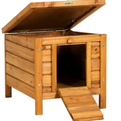 Nichoir abri poulailler Bois forme cube 42 x 51,5 x H 43 cm* Sale