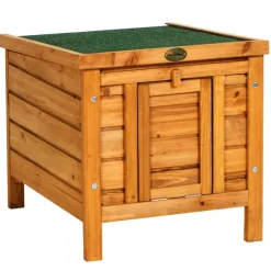 Nichoir abri poulailler Bois forme cube 42 x 51,5 x H 43 cm* Sale