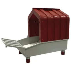 Nid de ponte en plastique - Gris et bordeaux - 37x44x33 cm*Novital Clearance