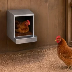 Nid pondoir en tôle galvanisée 1 case* Online