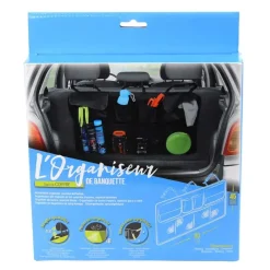 Organiseur banquette coffre 8 poches 90x45cm sangles ajustables* Clearance