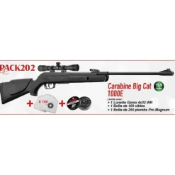 Pack Noël carabine Big Cat 1000E IGT*GAMO Outlet