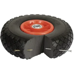 Paire de roues stabilisatrices diam. 25 cm pour brouette universelle* Best