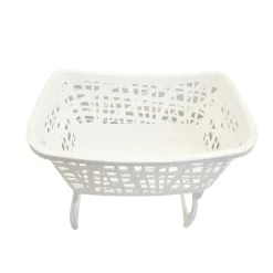 Panier à linge sur pieds - Corbeille textile rangement linge* Clearance