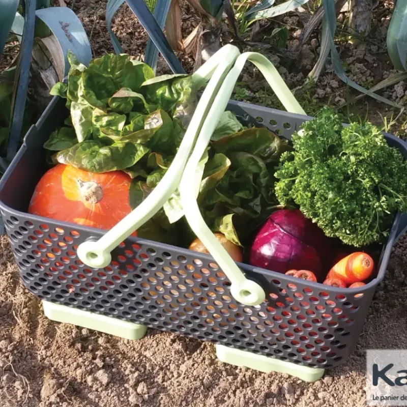 Panier de récolte 15L – Empilable, perforé, pliable*Kajo Hot