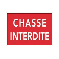 Panneau « Chasse interdite » Akilux 26x20cm* Clearance