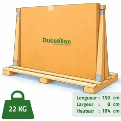 Panneau de chenil maille carrée 1,5m avec porte - Hauteur 184 cm* Online