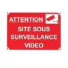 Panneau SITE SOUS SURVEILLANCE VIDEO alu 34 x 24cm* Outlet