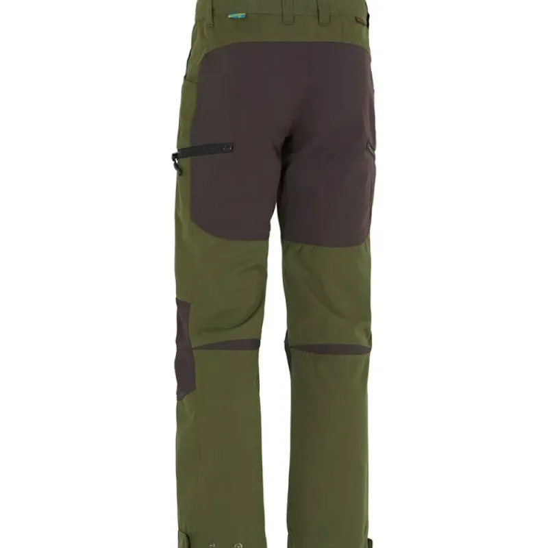 Pantalon chasse enfant Lynx polyester coton vert 6 à 16 ans*Swedteam