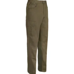 Pantalon de chasse Hyperstretch Savane 7 poches kaki T38 à 60*Percussion Online