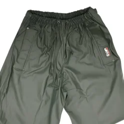 Pantalon de pluie Tonerre imperméable polyuréthane pvc kaki foncé*LMA Online