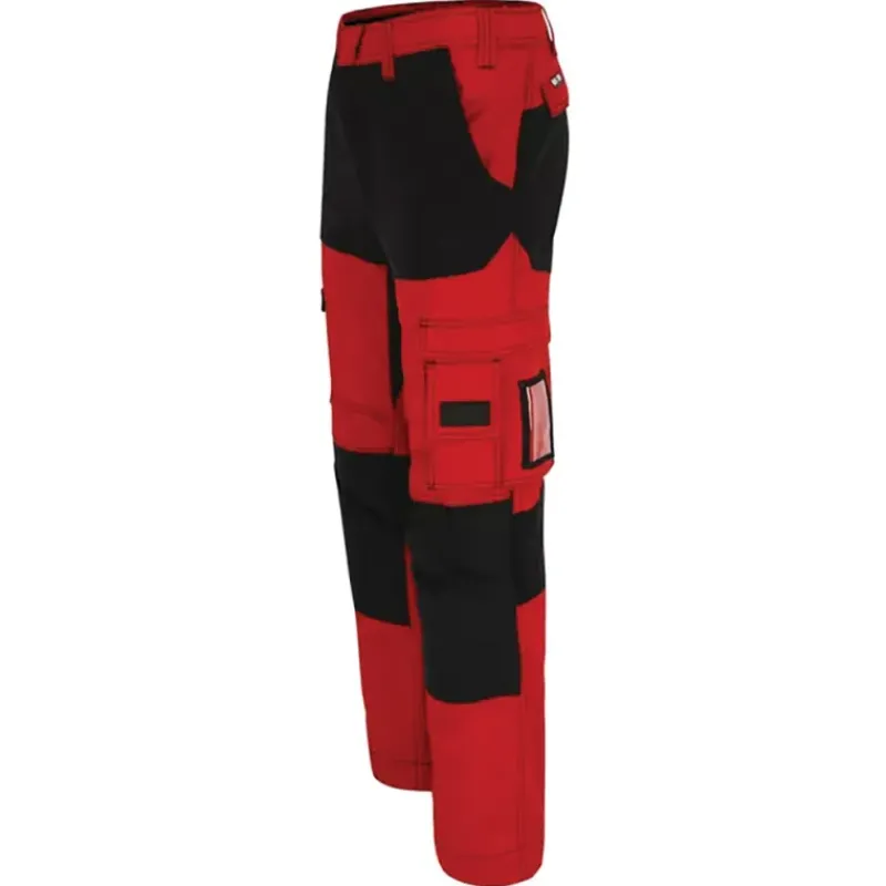 Pantalon de travail homme Hector ® - Rouge - Multi-poches professionnelles*Herock Best