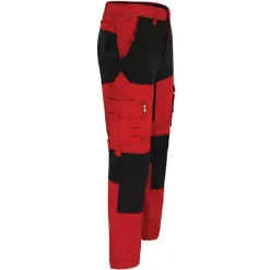 Pantalon de travail homme Hector ® - Rouge - Multi-poches professionnelles*Herock Best