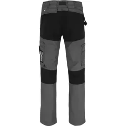Pantalon de travail homme Hector ® - Poches multiples - Extensible 4 directions - Noir/Charbon*Herock
