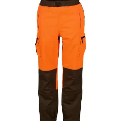 Pantalon enfant Ridge polyester spandex orange néon 6 à 16 ans*Swedteam