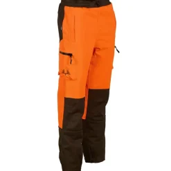Pantalon enfant Ridge polyester spandex orange néon 6 à 16 ans*Swedteam