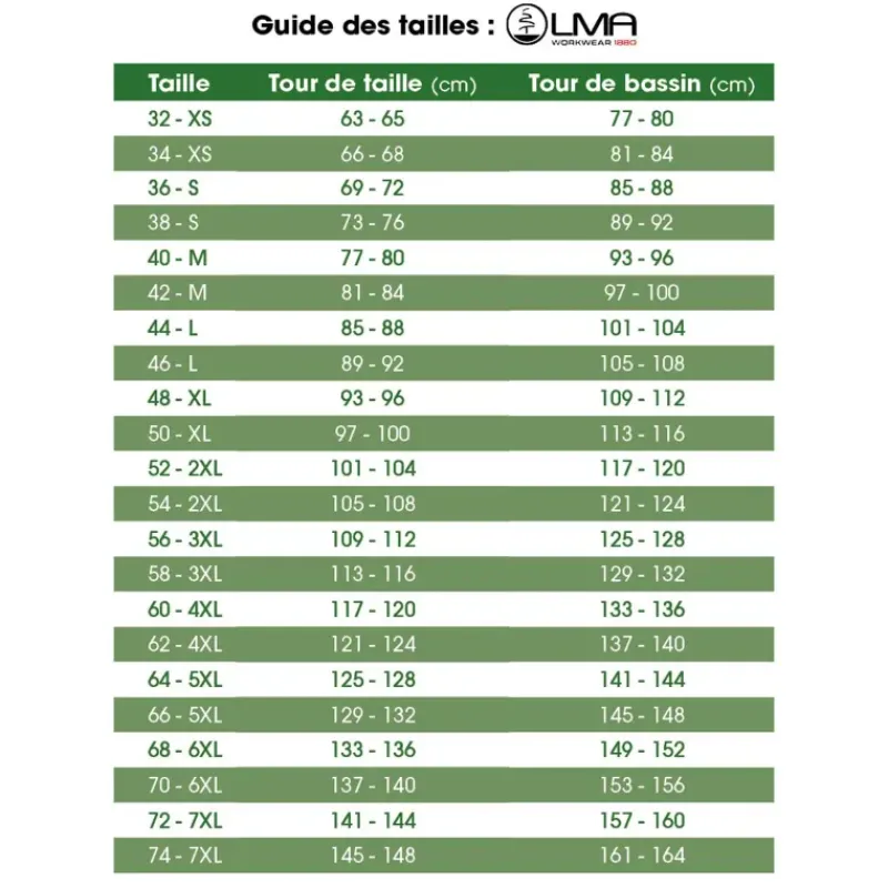 Pantalon multipoche ® kaki Taille 38 à 60*LMA New