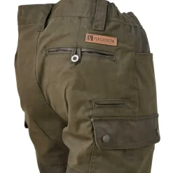 Pantalon roncier Tradition matériaux robustes kaki 40 à 60*Percussion New